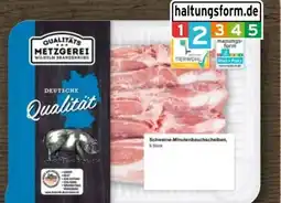 REWE Metzgerei Wilhelm Brandenburg Schweine Minutenbauchscheiben Angebot
