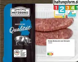 REWE Metzgerei Wilhelm Brandenburg Grobe Bratwurst Angebot