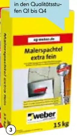 Hellweg Saint-Gobain Weber Malerspachtel Angebot
