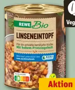 REWE Rewe Bio Linseneintopf Vegan Angebot