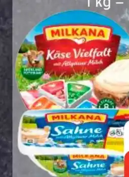 Edeka Frischemarkt Milkana Schmelzkäsezubereitung Angebot