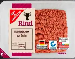 Edeka Gut & Günstig Rinderhackfleisch Angebot