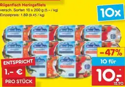 Netto Marken-Discount Rügen Fisch Heringsfilets in Tomaten-Creme Angebot