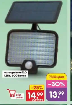 Netto Marken-Discount Maximus LED Solar Wandlicht Angebot
