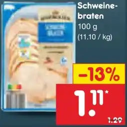 Netto Marken-Discount Hofmaier Schweinebraten Angebot
