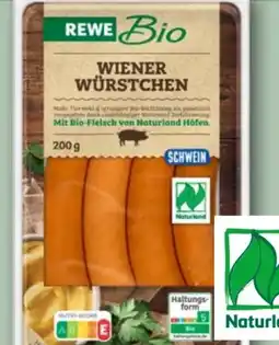 REWE Rewe Bio Wiener Würstchen Angebot