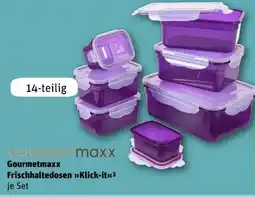 REWE Gourmetmaxx Frischhaltedosen-Set Klick-it 14-teilig Angebot