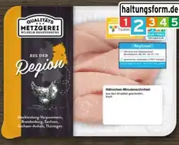 REWE Metzgerei Wilhelm Brandenburg Hähnchen-Minutenschnitzel Angebot