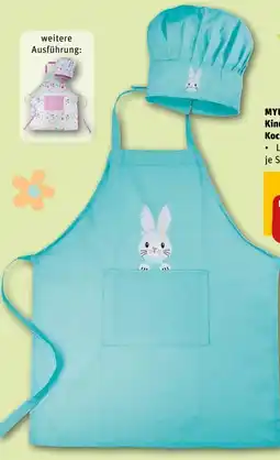 REWE Myu Kinderschürze & Kochmütze Happy Easter Angebot