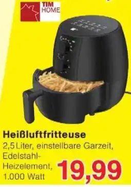 Jawoll TIM HOME Heißluftfritteuse Angebot