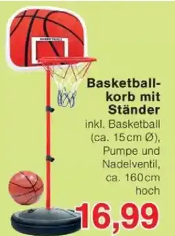 Jawoll Basketballkorb mit Ständer Angebot