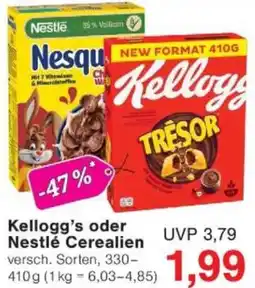Jawoll Kellogg's oder Nestlé Cerealien Angebot