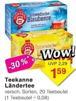 Jawoll Teekanne Ländertee Angebot