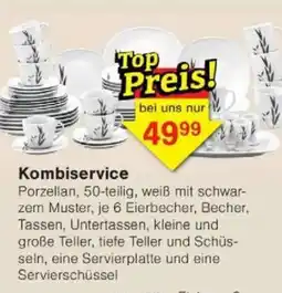 Jawoll Kombiservice Porzellan, 50-teilig Angebot