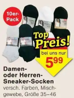 Jawoll Damen- oder Herren Sneaker-Socken Angebot