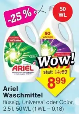 Jawoll Ariel Waschmittel Angebot