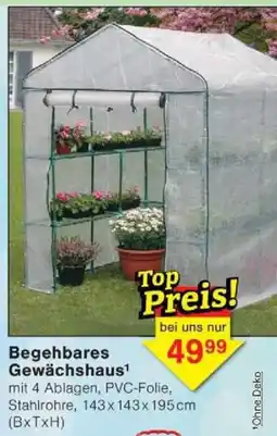 Jawoll Begehbares Gewächshaus Angebot