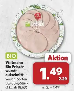 Combi Wiltmann bio frischwurstaufschnitt Angebot