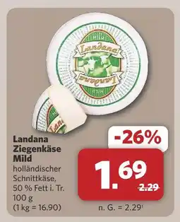 Combi Landana ziegenkäse mild Angebot