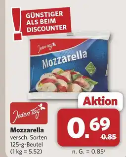 Combi Jeden tag mozzarella Angebot