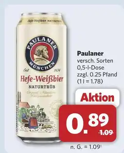 Combi Paulaner hefe-weißbier naturtrüb Angebot