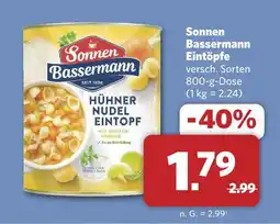 Combi Sonnen bassermann eintöpfe Angebot