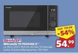 Combi Sharp mikrowelle yc-ps204ae-s Angebot