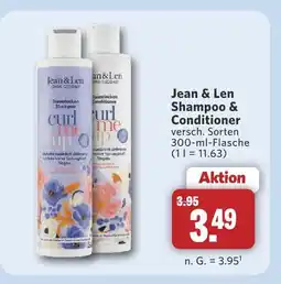 Combi Jean & len shampoo & conditioner Angebot