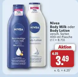Combi Nivea body milk Angebot