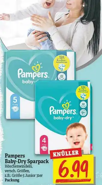 NP Discount Pampers Baby-dry Sparpack Angebot