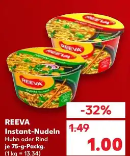Kaufland Reeva instant-nudeln huhn Angebot