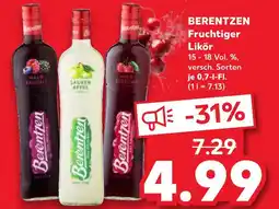 Kaufland Berentzen waldfrucht likör Angebot