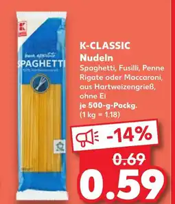 Kaufland K-classic nudeln Angebot