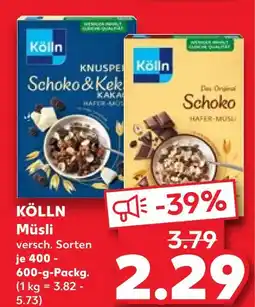 Kaufland Kölln müsli schoko&keks Angebot