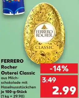 Kaufland Ferrero rocher osterei classic Angebot