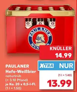 Kaufland Paulaner hefe-weißbier naturtrüb Angebot