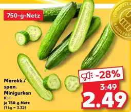 Kaufland Marokk./span. minigurken Angebot