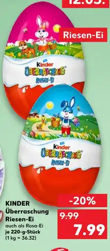 Kaufland Kinder überraschung riesen-ei Angebot