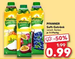 Kaufland Pfanner saft-getränk Angebot