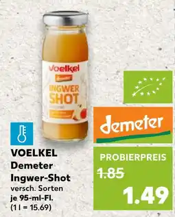 Kaufland Voelkel demeter ingwer-shot Angebot