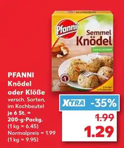 Kaufland Pfanni knödel oder klöße Angebot