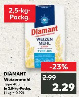Kaufland Diamant weizenmehl type 405 Angebot