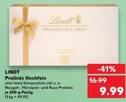 Kaufland Lindt pralinés hochfein Angebot