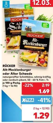 Kaufland Rücker alt-mecklenburger Angebot