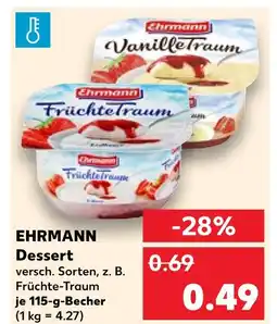 Kaufland Ehrmann früchte-traum Angebot