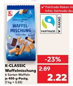 Kaufland K-classic waffelmischung Angebot
