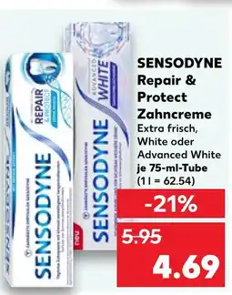 Kaufland Sensodyne repair & protect zahncreme extra frisch Angebot