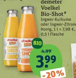 tegut Voelkel bio-shot ingwer-kurkuma Angebot