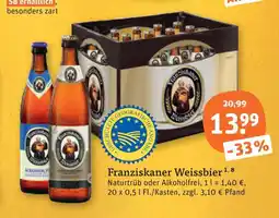 tegut Franziskaner weissbier Angebot