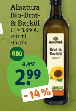 tegut Alnatura bio-brat- & backöl Angebot